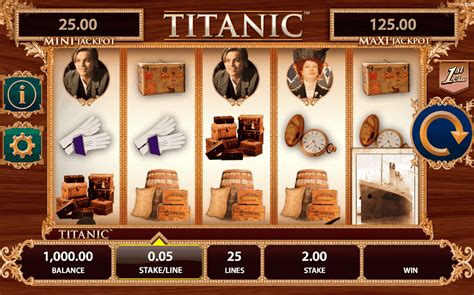 titanic slot machine locations